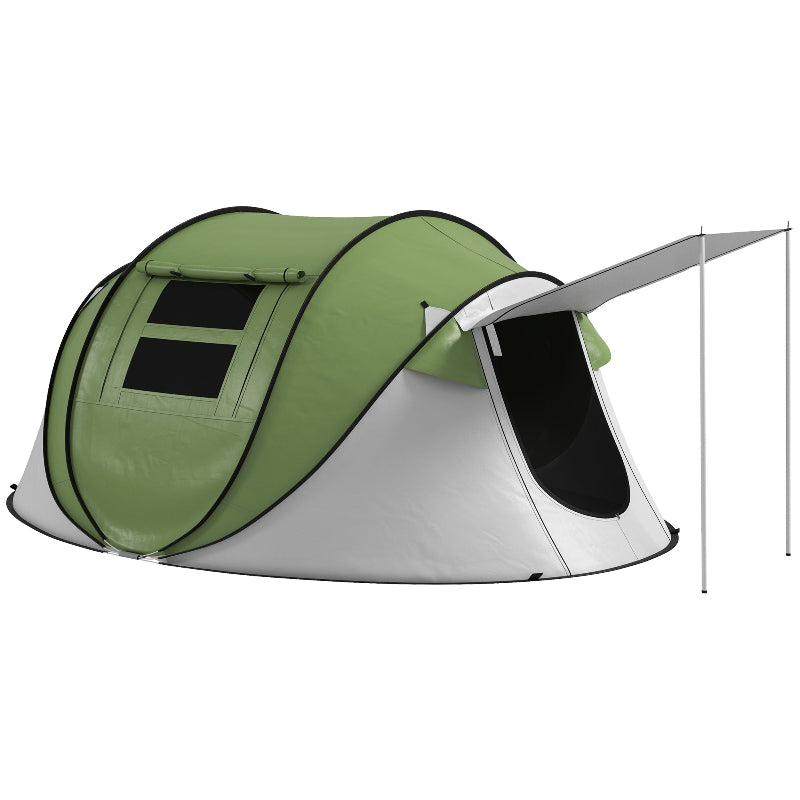 Outsunny Pop Up Tent - 2-3 Person with Porch, 3000mm Waterproof