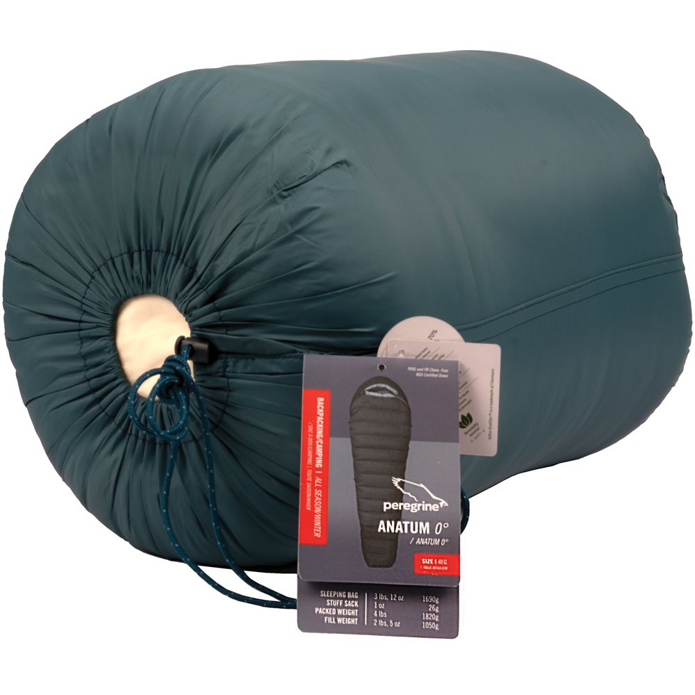 Peregrine Anatum 0°F Down Sleeping Bag - Lightweight for Backpacking