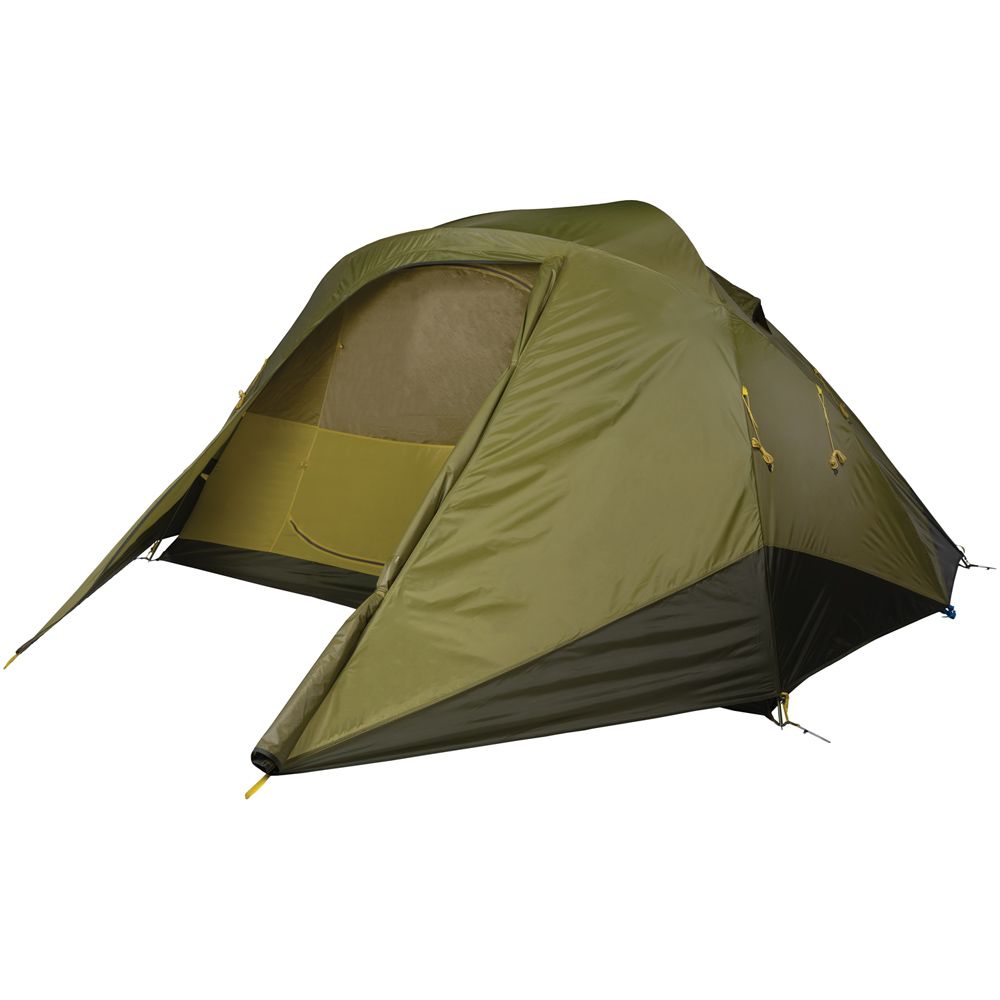 Gannet 6-Person Green Camping Tent with Gear Loft Theater