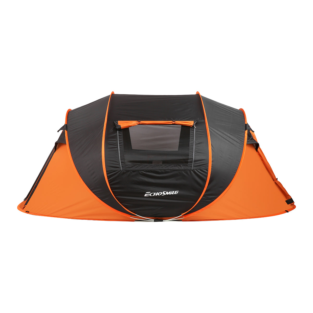 5-8 Person Pop-Up Tent Black & Cream