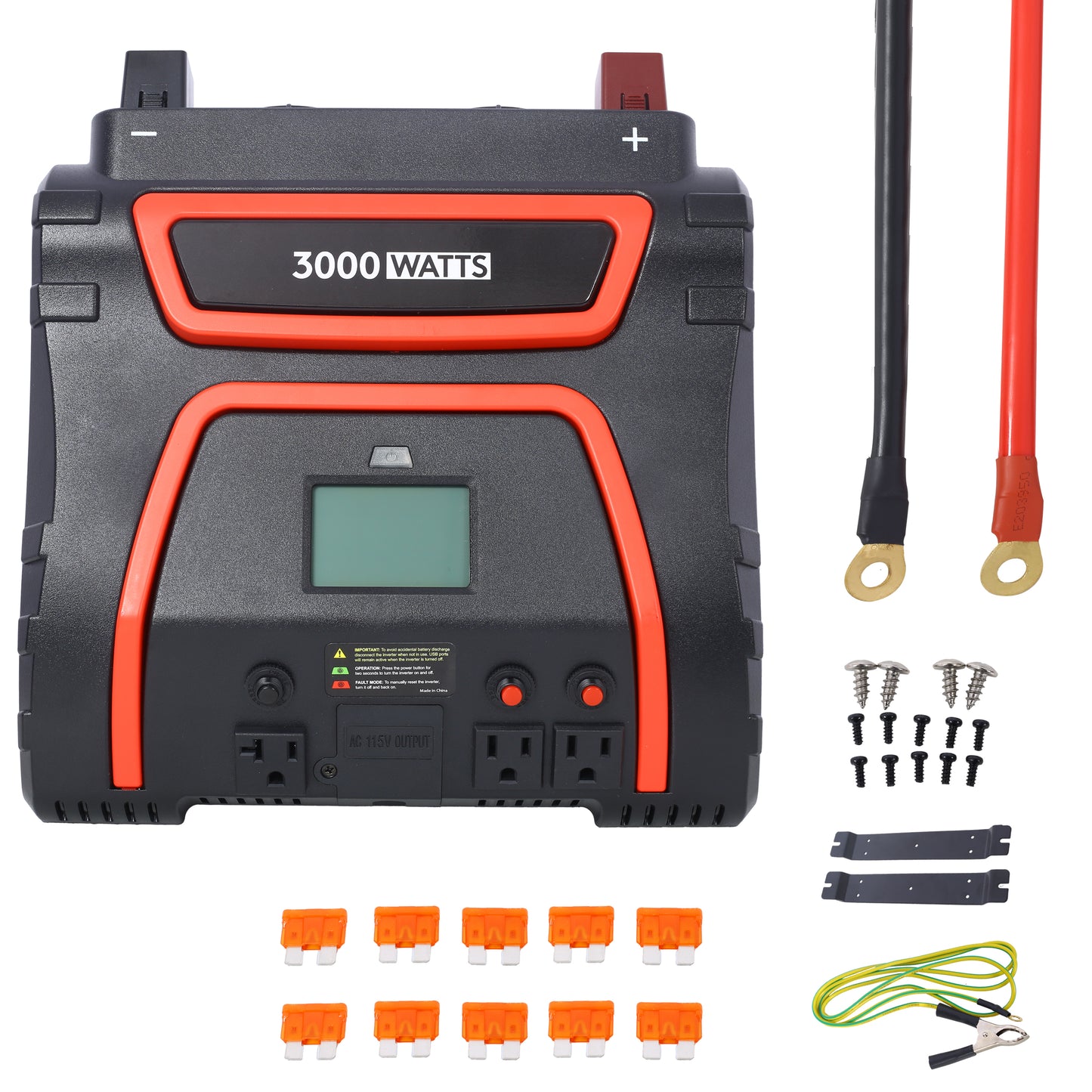 3000W Power Inverter for Camping & RV - Modified Sine Wave, ETL