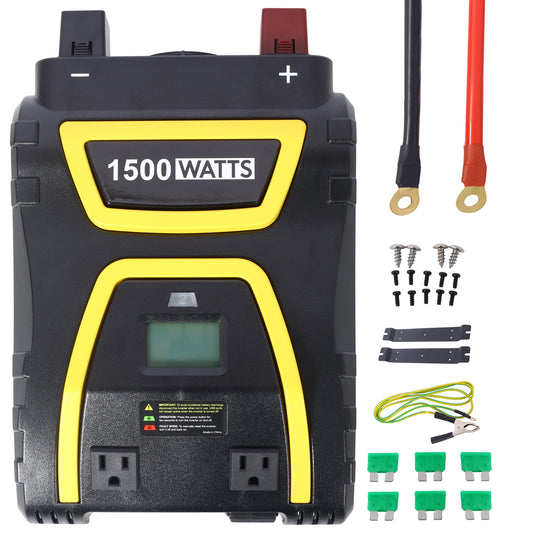 1500W Power Inverter for Camping & RV - Modified Sine Wave