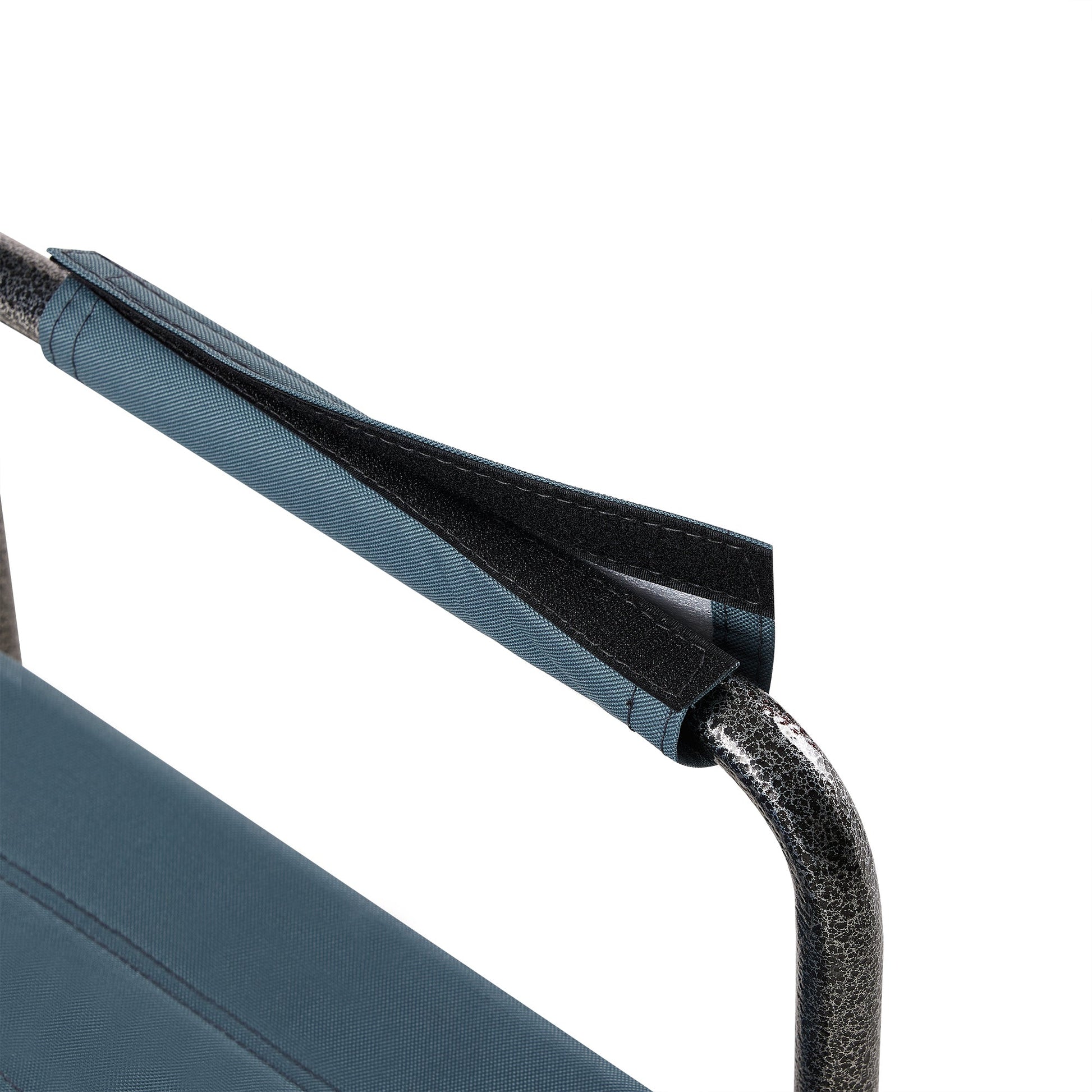 2 - Piece Folding Chair Blue/Grey with Pockets for camping and outdoor | campingood.com