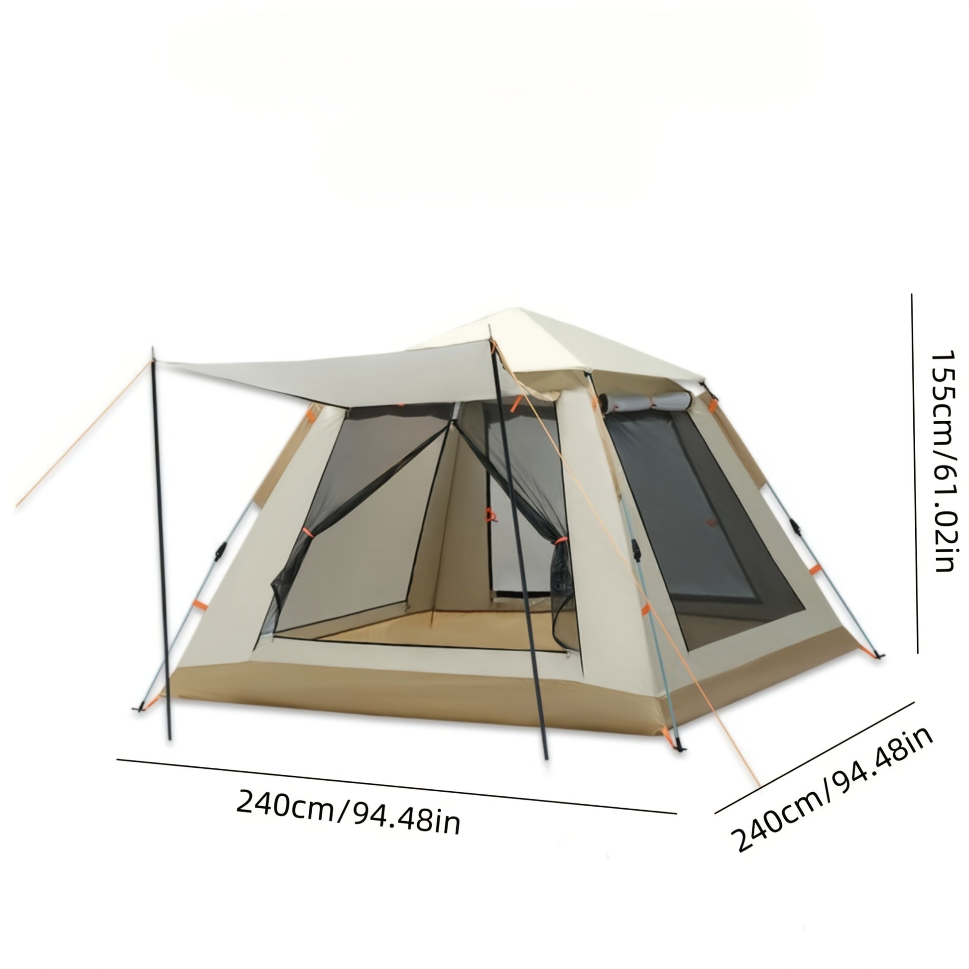 3 - 4 Person Family Camping Tent w/ Canopy Outdoor Campingood for camping and outdoor | campingood.com
