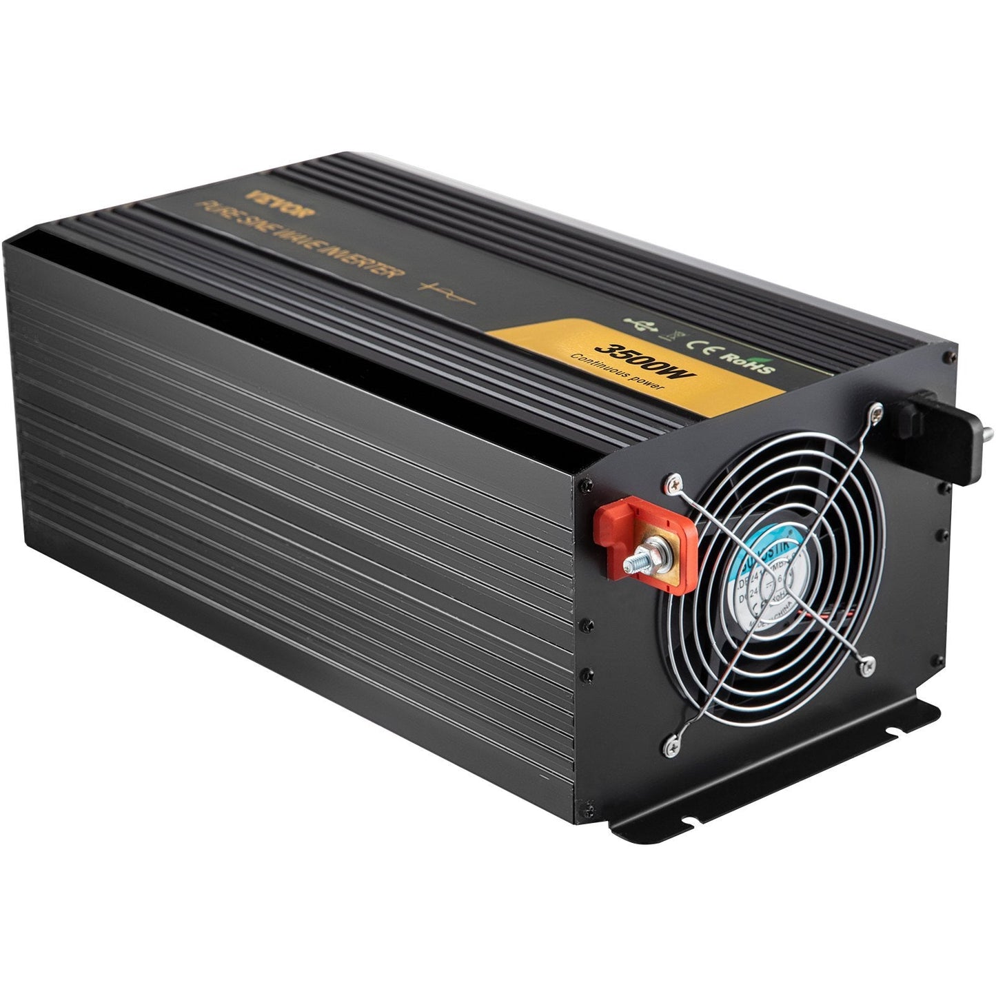 3500W Pure Sine Wave Power Inverter, 12V DC to 120V AC, Black | Campingood for camping and outdoor | campingood.com