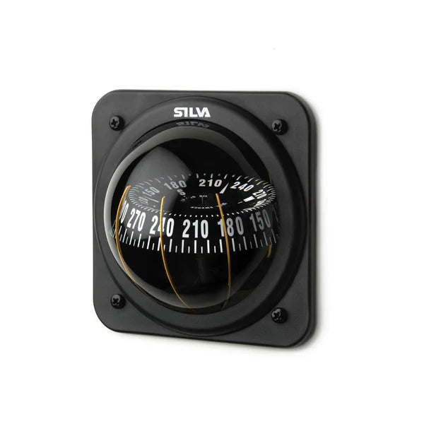 Silva compass on a white background