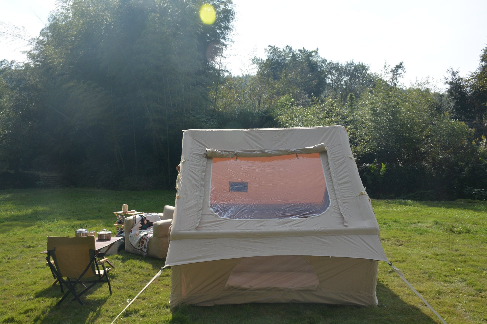 4 - 6 Person Inflatable Glamping Tent | 4 - Season, 5 - Min Setup | Campingood for camping and outdoor | campingood.com