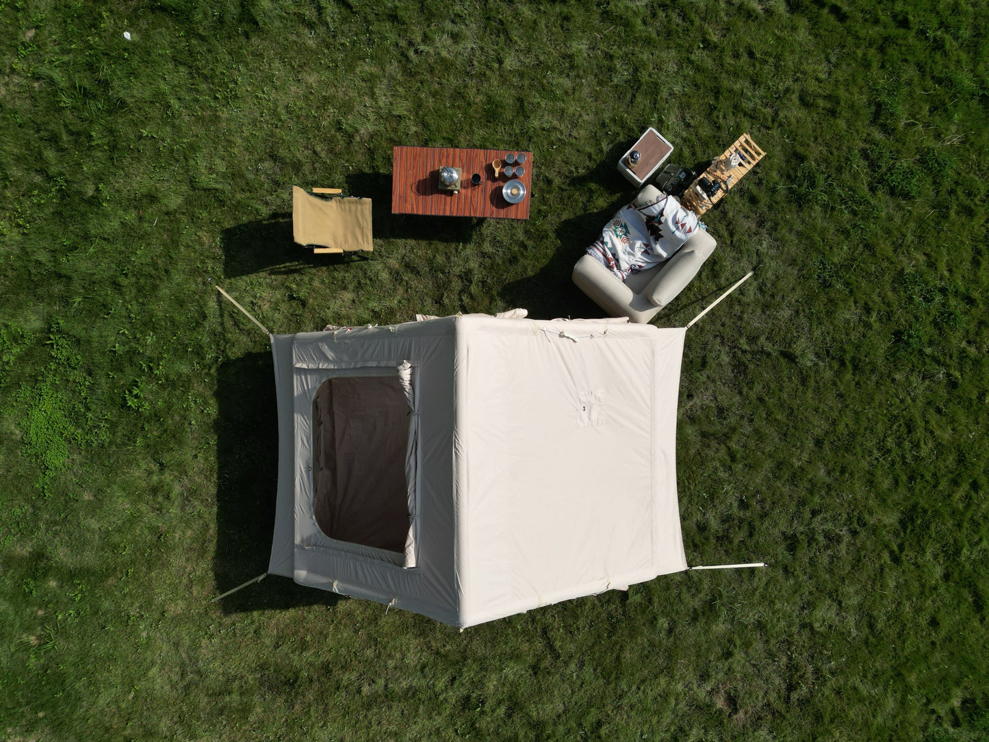 4 - 6 Person Inflatable Glamping Tent | 4 - Season, 5 - Min Setup | Campingood for camping and outdoor | campingood.com