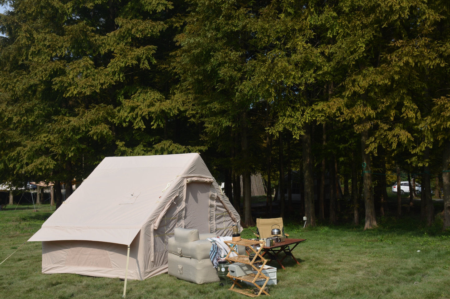 4 - 6 Person Inflatable Glamping Tent | 4 - Season, 5 - Min Setup | Campingood for camping and outdoor | campingood.com