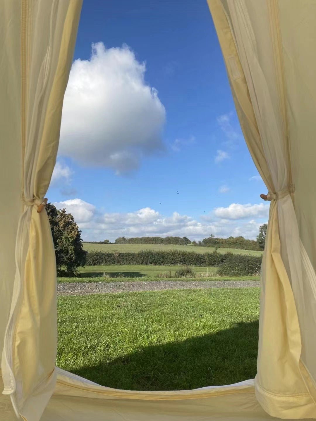 4 - Season 9.85ft Canvas Bell Tent for Camping & Glamping for camping and outdoor | campingood.com