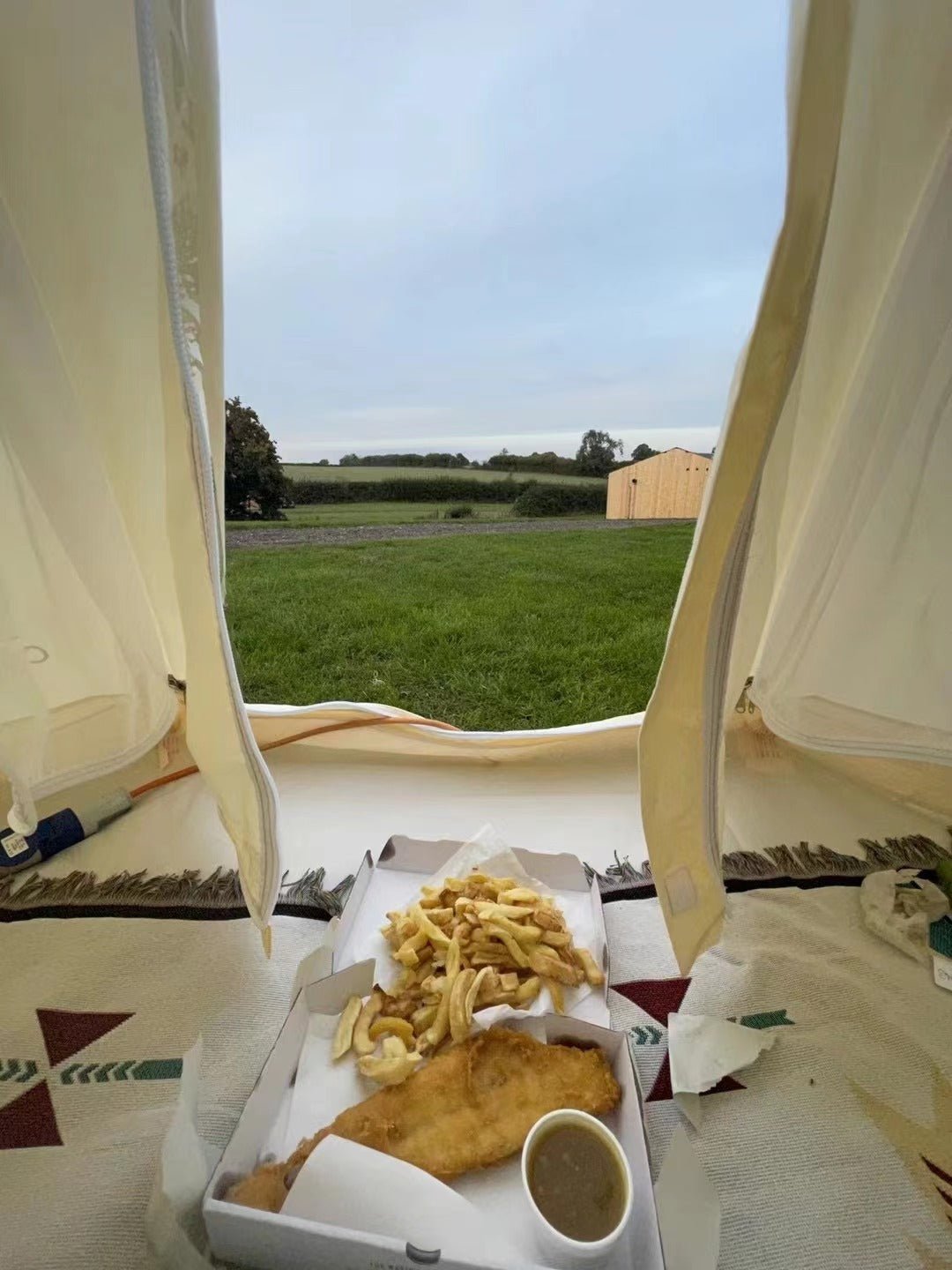 4 - Season 9.85ft Canvas Bell Tent for Camping & Glamping for camping and outdoor | campingood.com