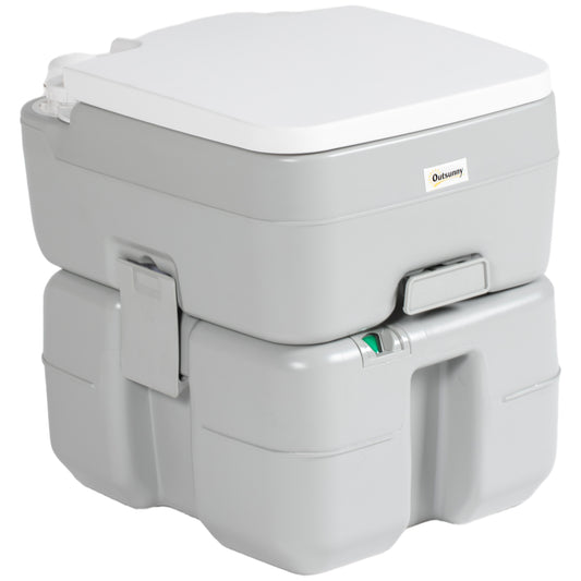 Outsunny 5.3G Portable Toilet Grey