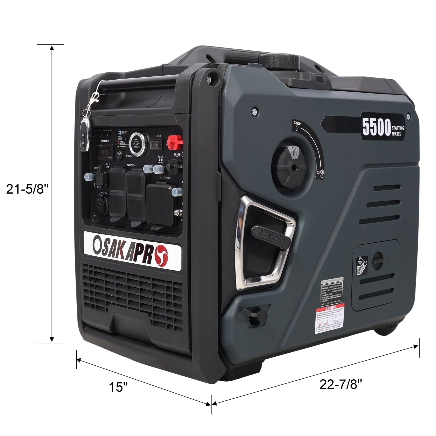 5.5KW Inverter Generator Dual Fuel for camping and outdoor | campingood.com