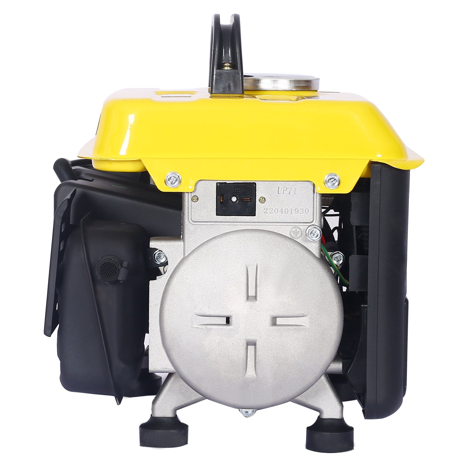 900W Portable Gas Generator, Low Noise, EPA Compliant, Yellow for camping and outdoor | campingood.com