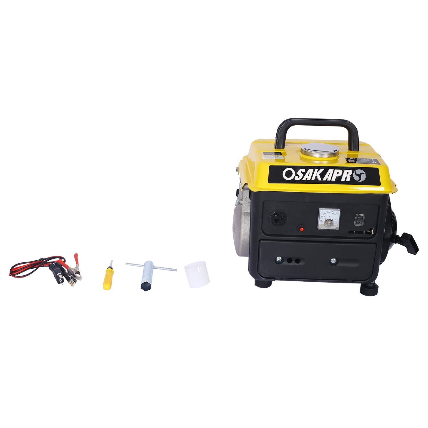 900W Portable Gas Generator, Low Noise, EPA Compliant, Yellow for camping and outdoor | campingood.com