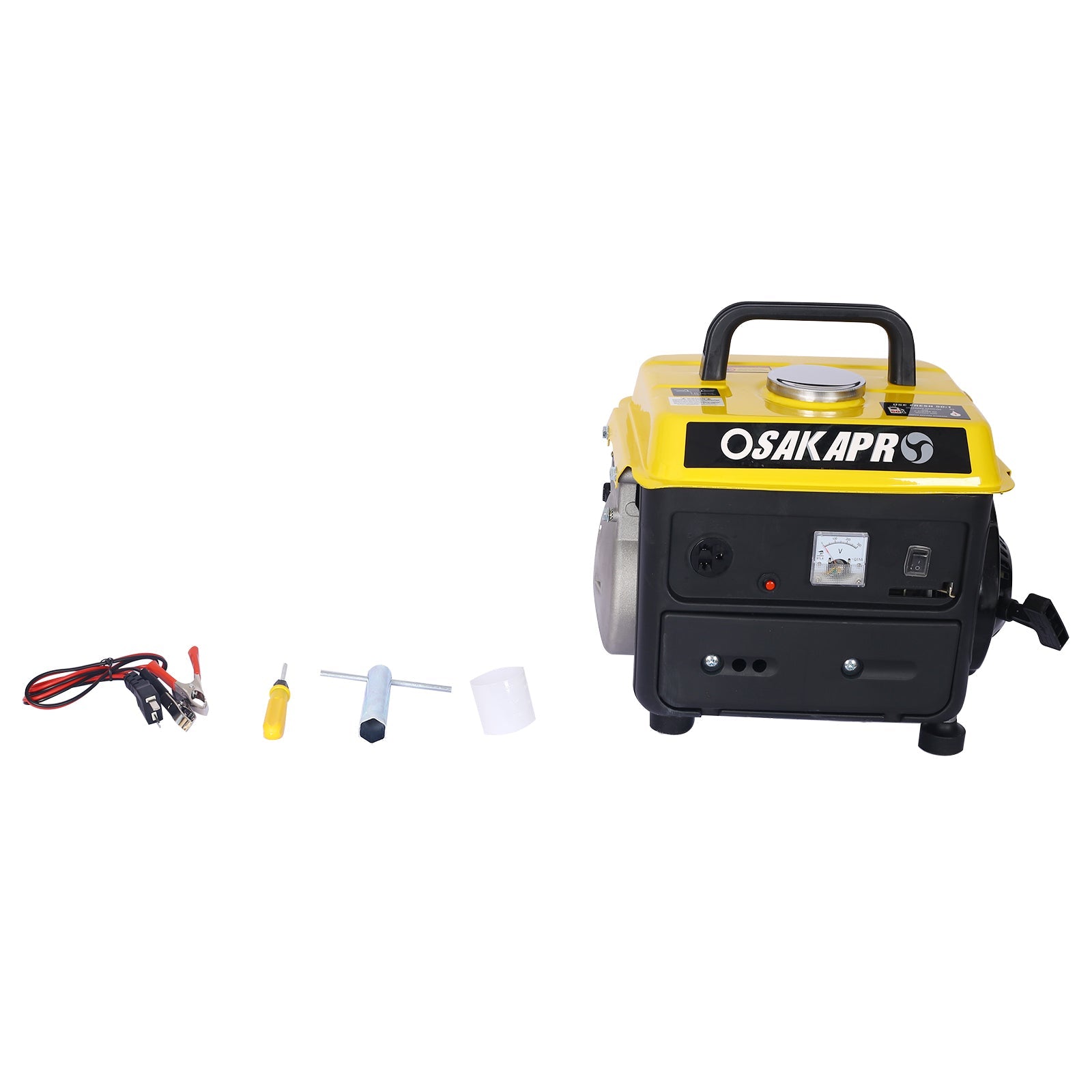 900W Portable Gas Generator, Low Noise, EPA Compliant, Yellow for camping and outdoor | campingood.com