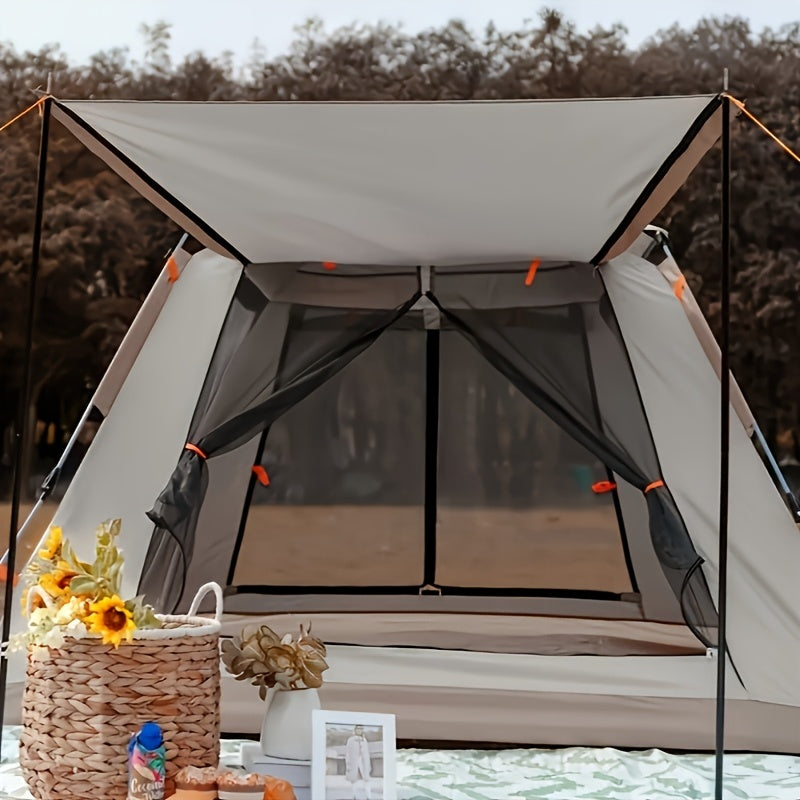 3-4 Person Family Camping Tent w/ Canopy Outdoor Campingood