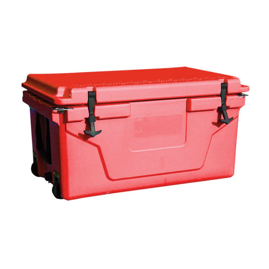 EchoSmile 65QT Portable Cooler Red with Wheels