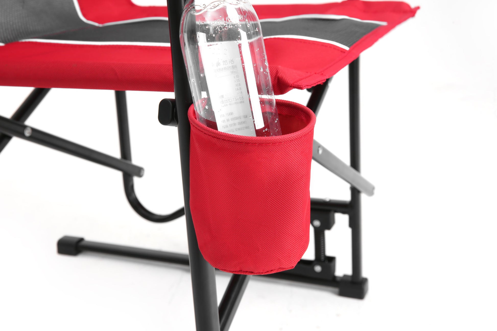 Freestyle Rocker Chair Red with Drink Holder for camping and outdoor | campingood.com