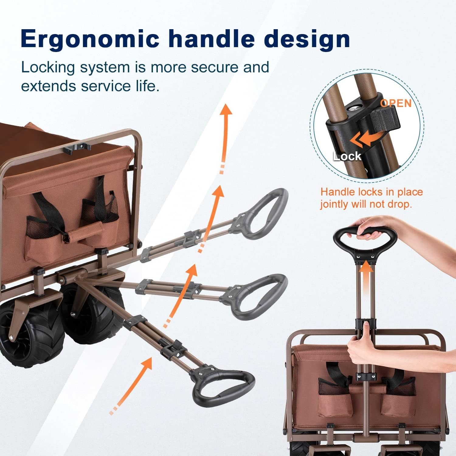 Heavy Duty 350 Lbs Collapsible Camping Wagon Outdoor for camping and outdoor | campingood.com