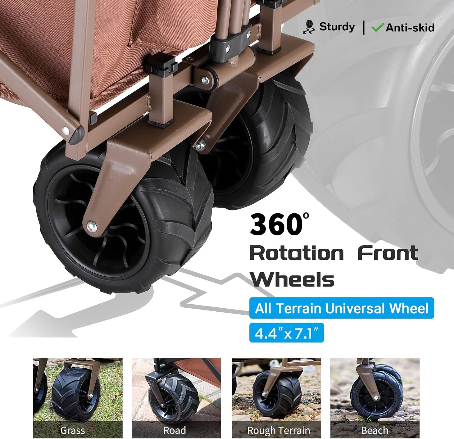 Heavy Duty 350 Lbs Collapsible Camping Wagon Outdoor for camping and outdoor | campingood.com