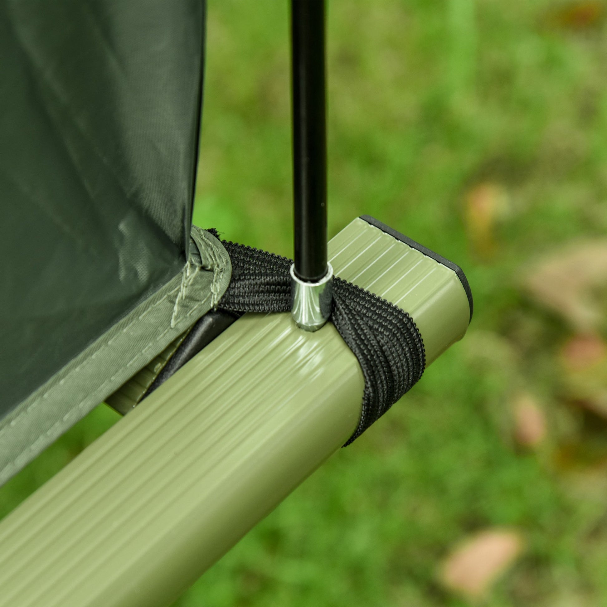 Outsunny Tent Cot Green Single Person for camping and outdoor | campingood.com